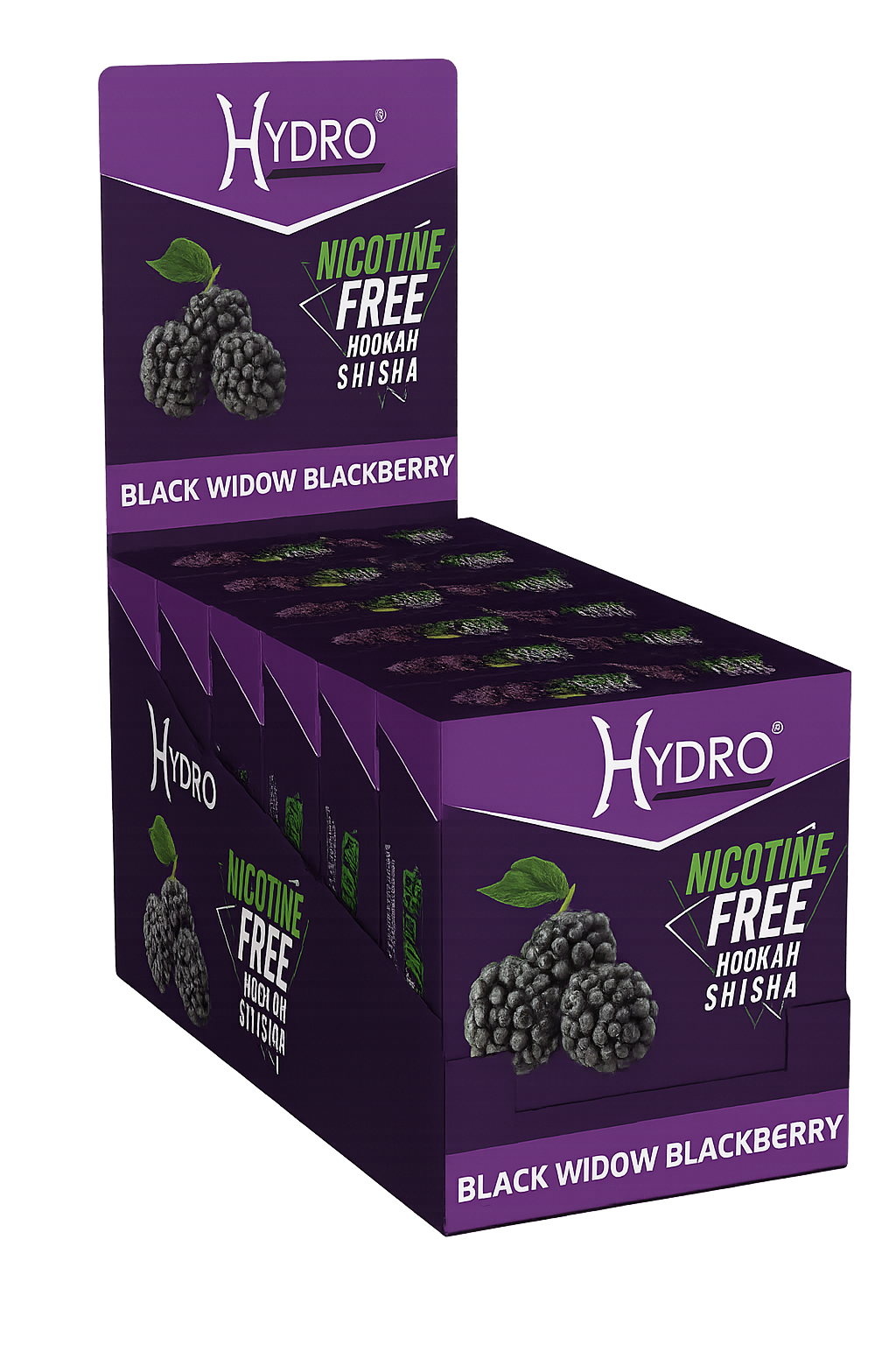 Hydro NIC-FREE Molasses 500g Display (10 X 50g Pack)