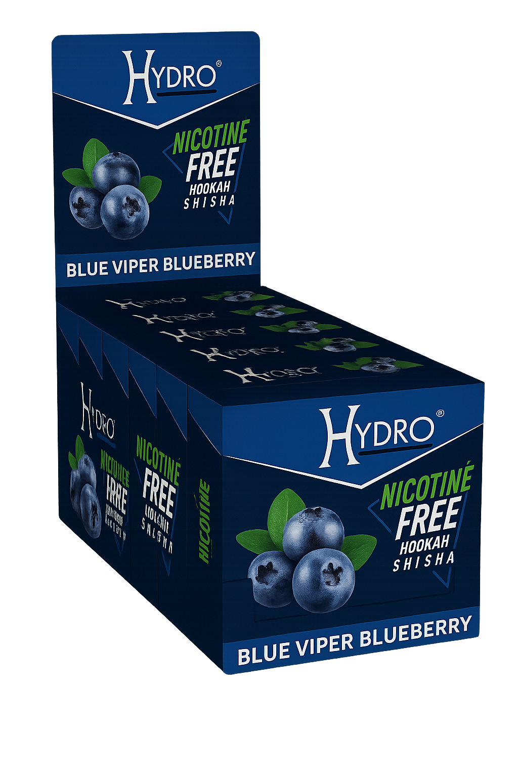 Hydro NIC-FREE Molasses 500g Display (10 X 50g Pack)